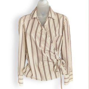 Flawless The Limited Surplice Stretch Wrap Shirt